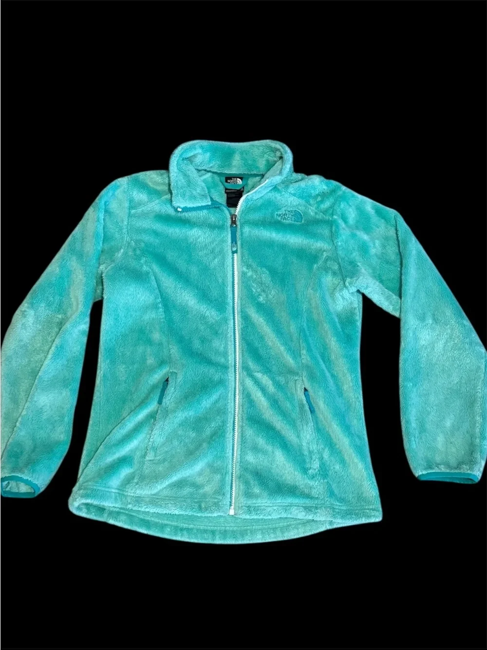 The North Face kids Osito Full Zip Fleece Jacket - Mint/Teal
